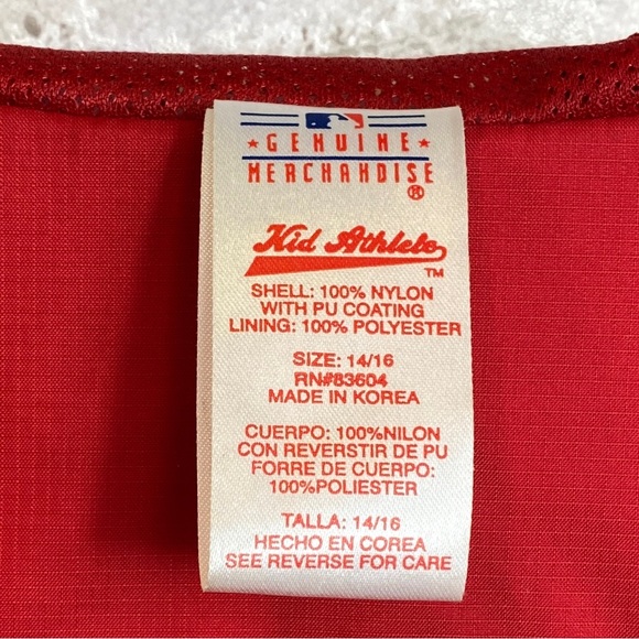 Vintage  Kid Athlete  MLB Genuine Merchandise  CUBS  Kids Jacket  EUC size 14/16 - Picture 2 of 15